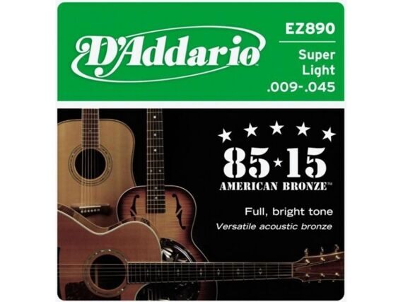 D`ADDARIO EZ890 (9-45) Струны для акустической гитары