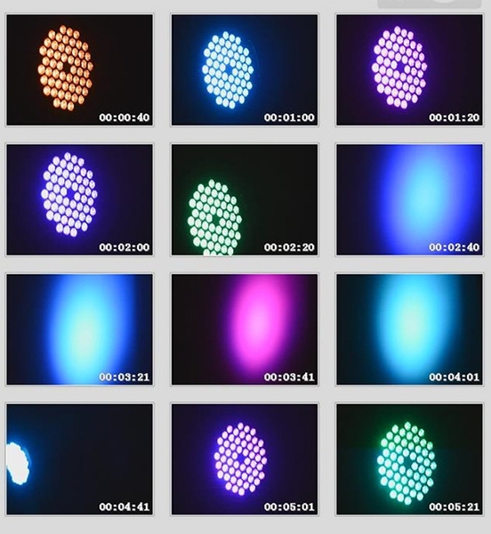 BIG DIPPER LPC007 Светодиодный прожектор смены цвета (колорчэнджер), RGB 54х3Вт